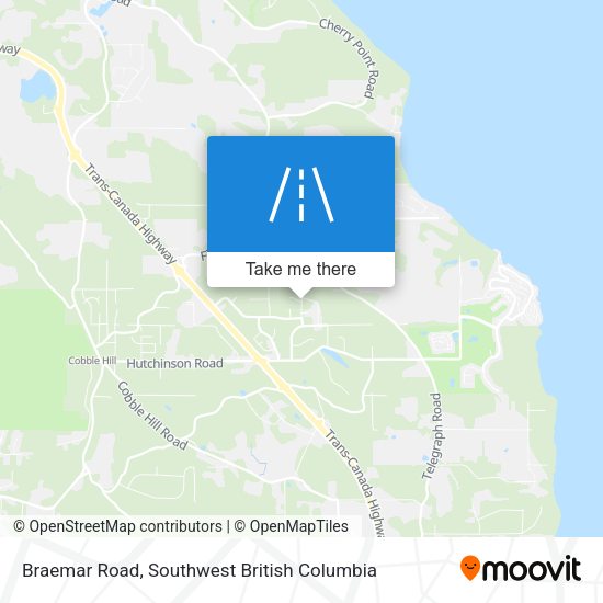 Braemar Road map