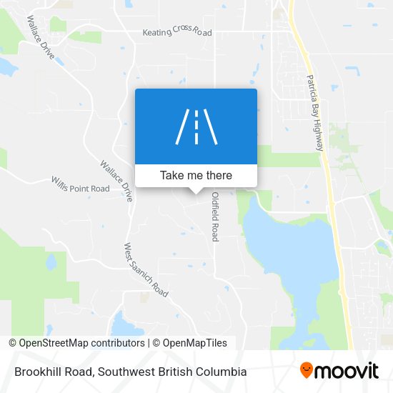 Brookhill Road map
