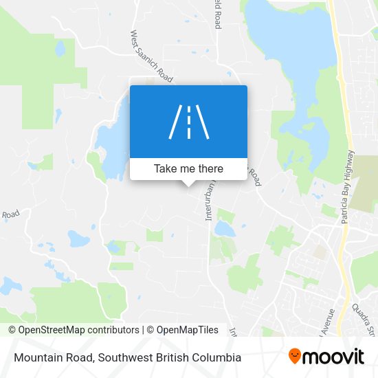 Mountain Road map