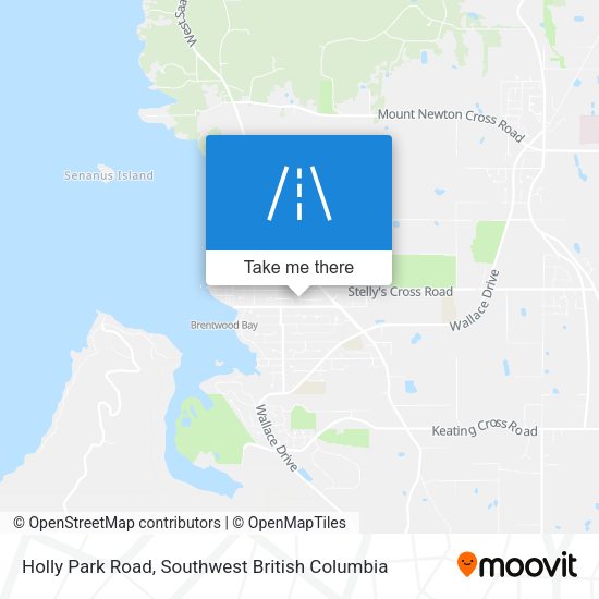 Holly Park Road map