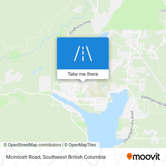 Mcintosh Road map
