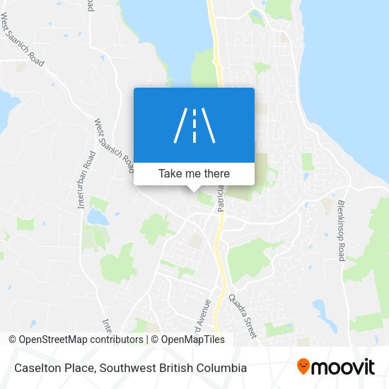 Caselton Place map
