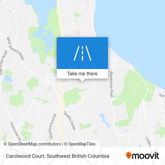 Carolwood Court map