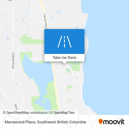 Menawood Place map