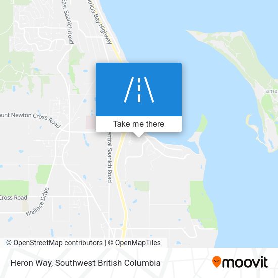 Heron Way map