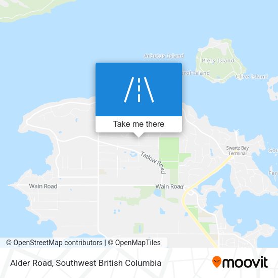 Alder Road map