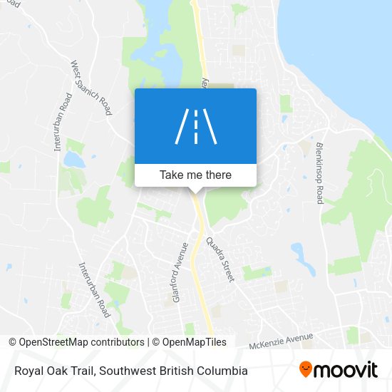 Royal Oak Trail map