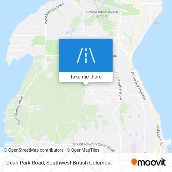 Dean Park Road map