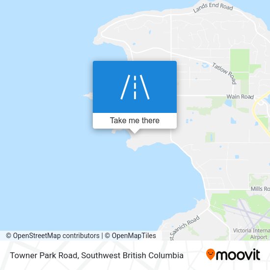 Towner Park Road map