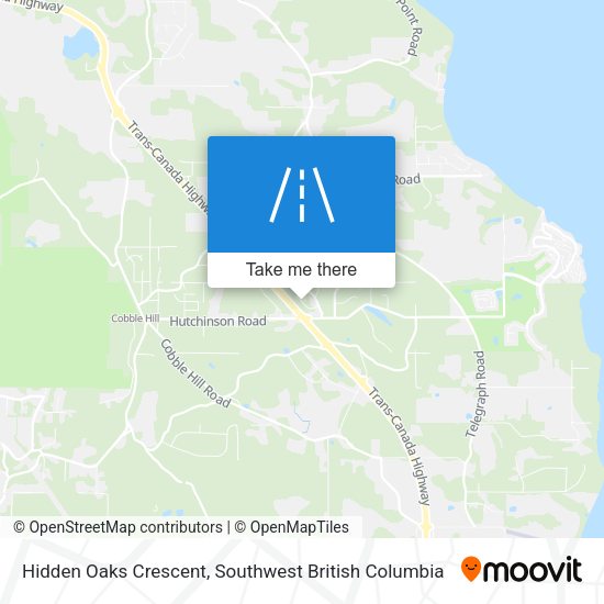 Hidden Oaks Crescent map
