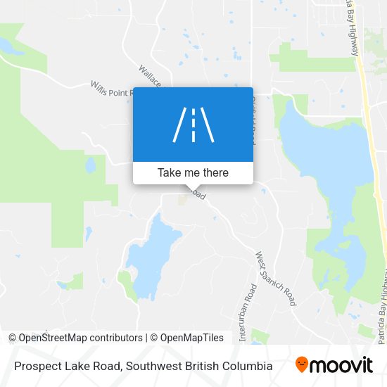 Prospect Lake Road map