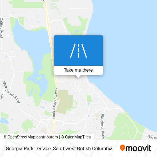 Georgia Park Terrace map