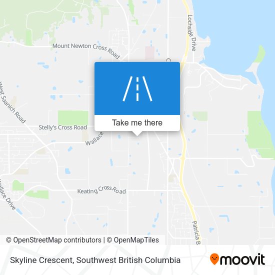 Skyline Crescent map
