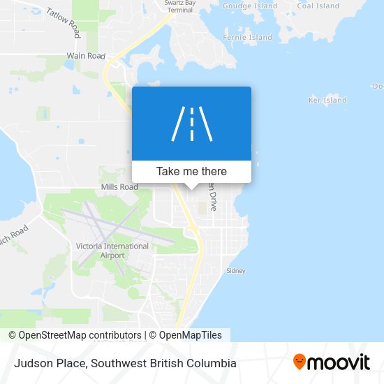 Judson Place map