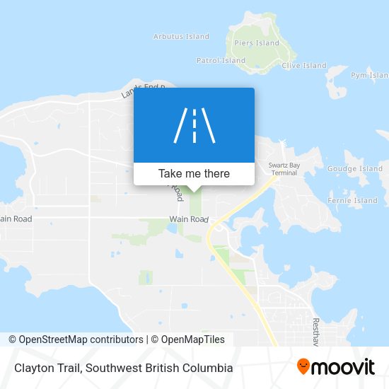Clayton Trail map