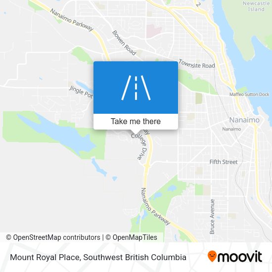 Mount Royal Place map