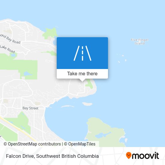 Falcon Drive map