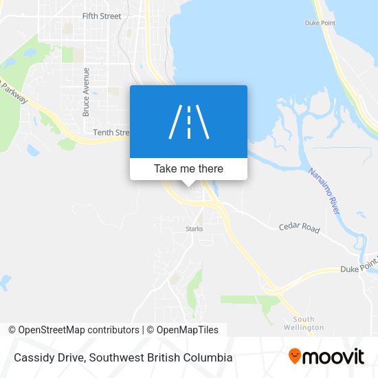 Cassidy Drive map