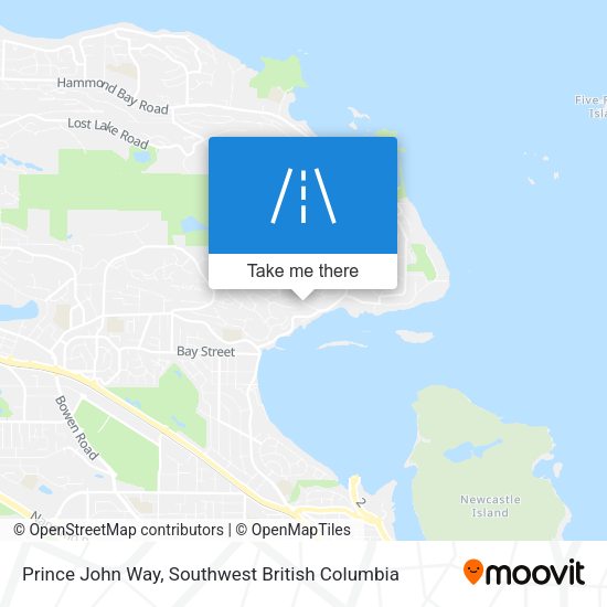 Prince John Way map