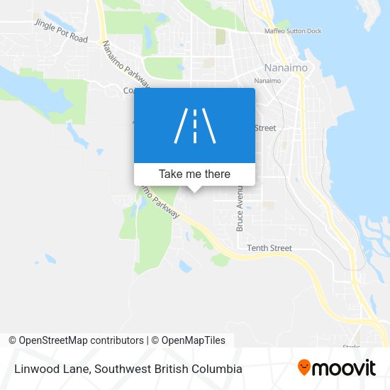 Linwood Lane map