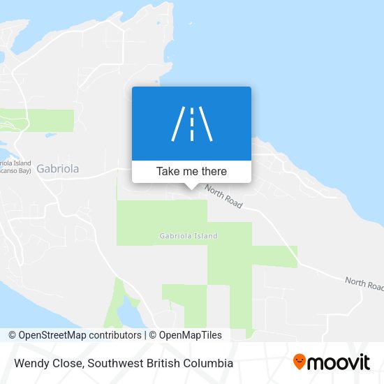 Wendy Close map