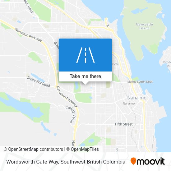 Wordsworth Gate Way map