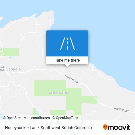 Honeysuckle Lane map
