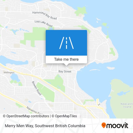 Merry Men Way map