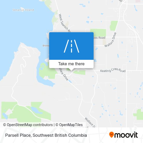 Parsell Place map