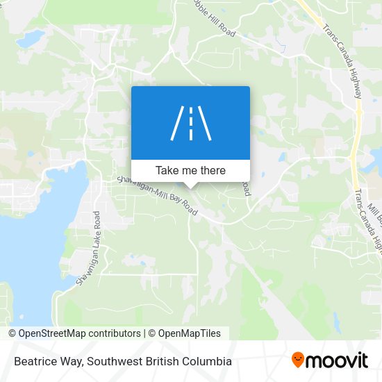 Beatrice Way map