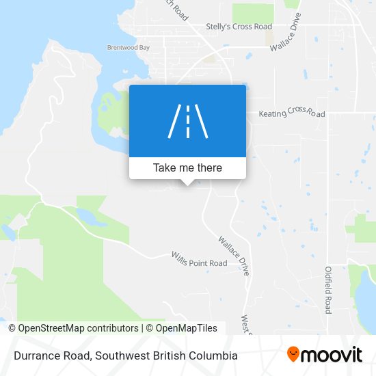 Durrance Road map