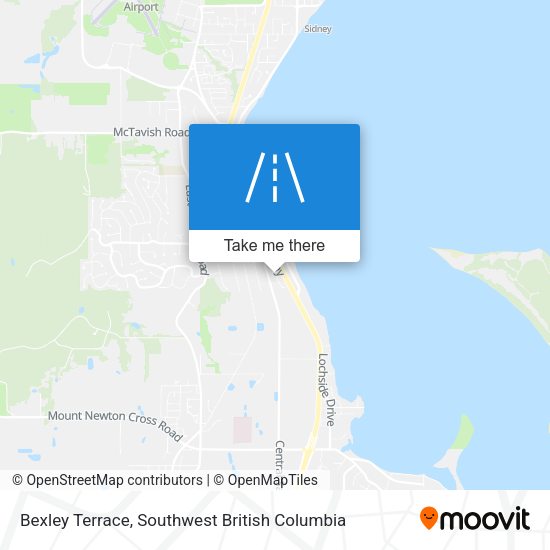 Bexley Terrace map