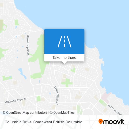 Columbia Drive map