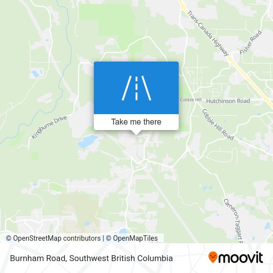 Burnham Road map