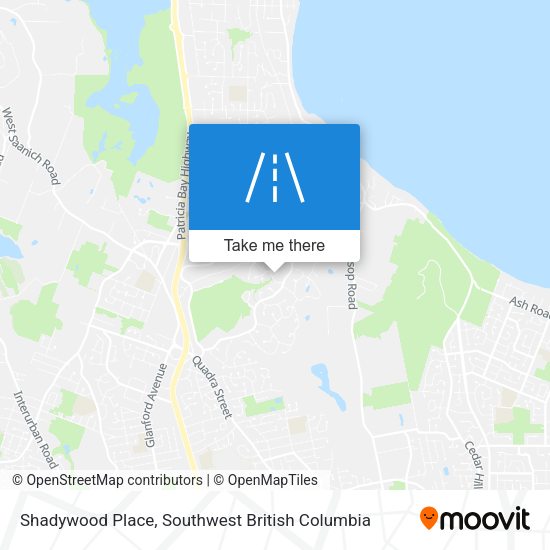 Shadywood Place map