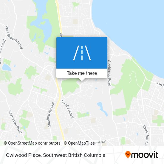 Owlwood Place map