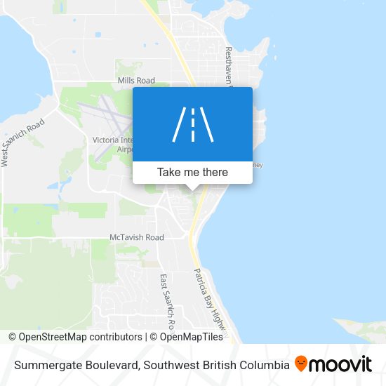 Summergate Boulevard map