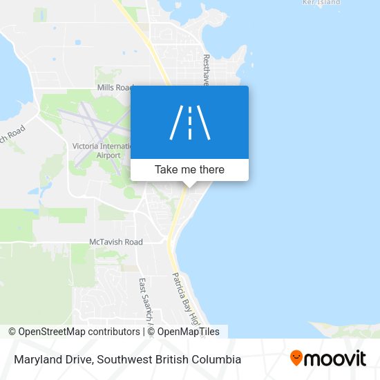 Maryland Drive map