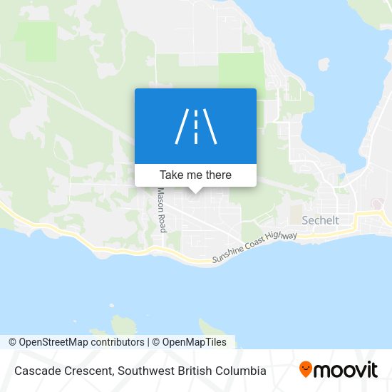 Cascade Crescent map