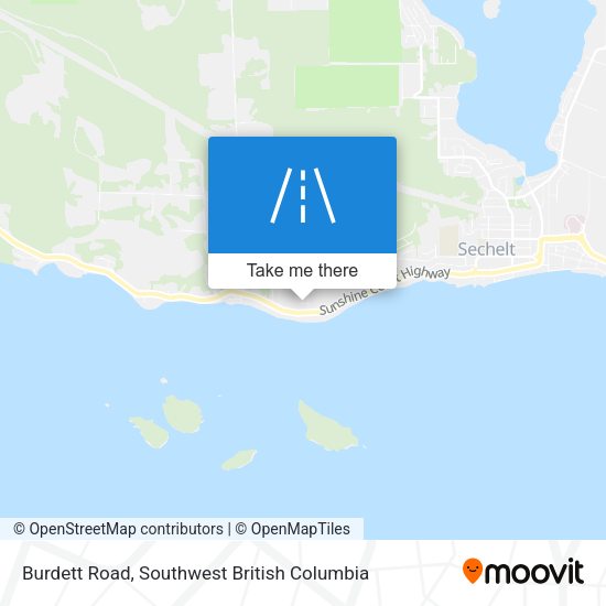Burdett Road map