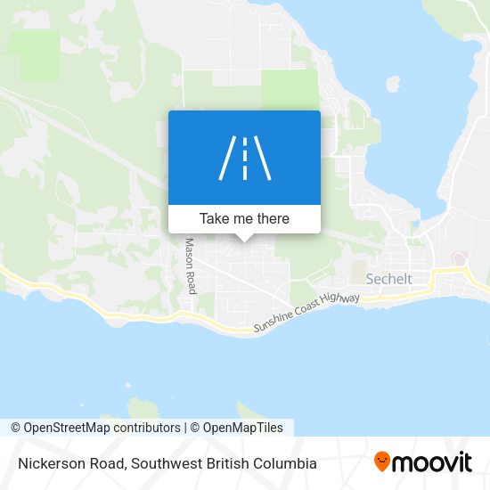 Nickerson Road map
