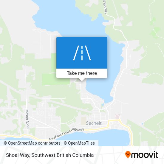 Shoal Way map