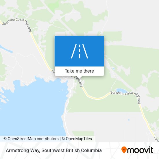 Armstrong Way map