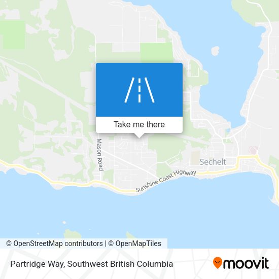 Partridge Way map
