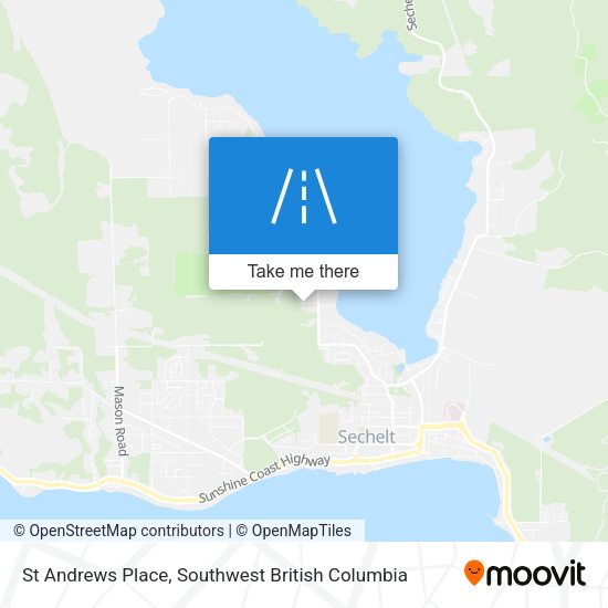 St Andrews Place map
