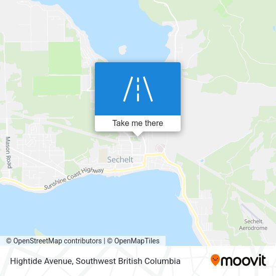 Hightide Avenue map