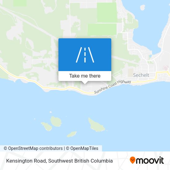 Kensington Road map