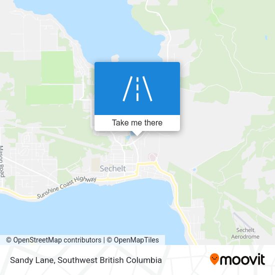 Sandy Lane map