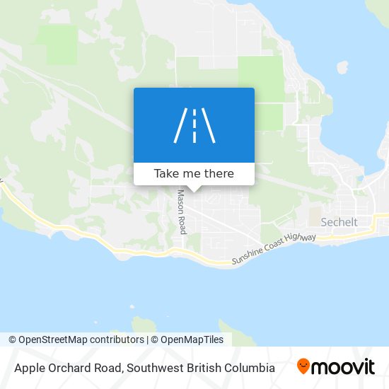 Apple Orchard Road map