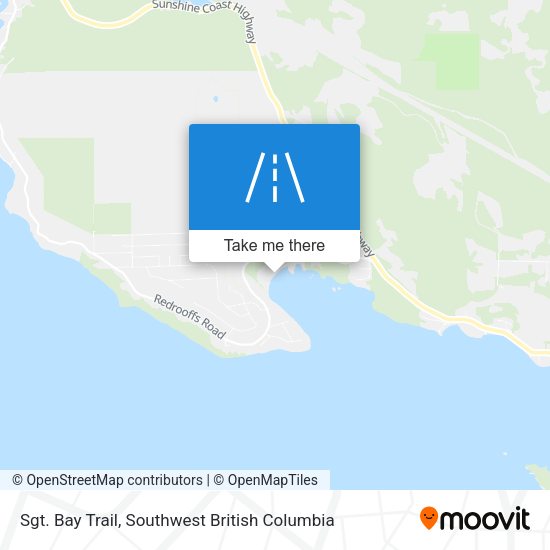 Sgt. Bay Trail map